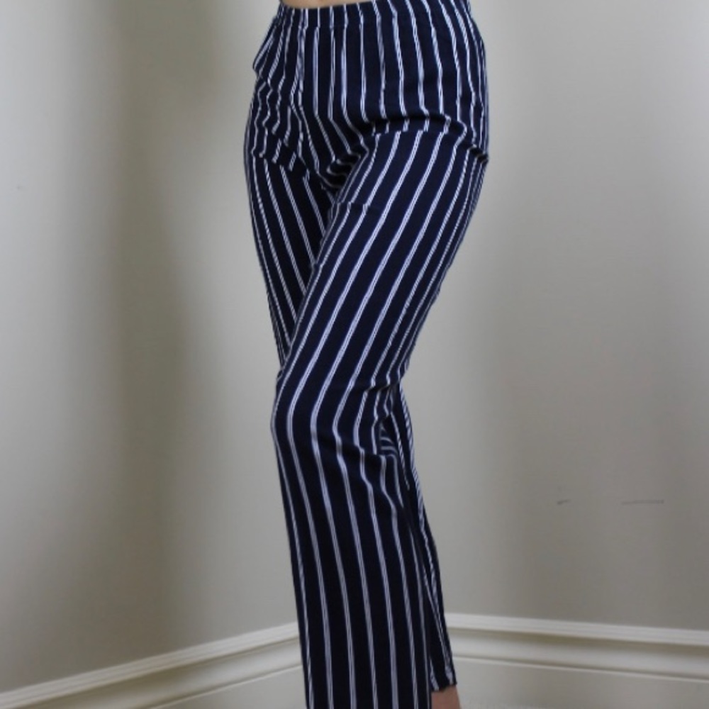 brandy melville striped flow pants